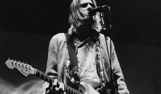 Kurt Cobain con i Nirvana, live a Milano 25-2-1994